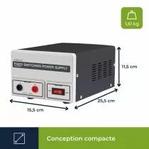 Alimentation Fixe &Agrave; D&eacute;coupage 13.8 Vcc / 10 A (FPS1310SM)