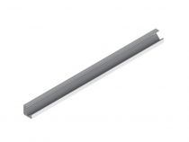ALU-45 - PROFILÉ EN ALUMINIUM POUR RUBAN LED - PROFILÉ ANGULAIRE 45° - ALUMINIUM ANODISÉ - ARGENT - 2 m (AL-D2-2)