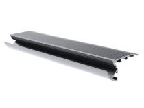 Alu-stair - profilé en aluminium pour ruban led - escalier - aluminium anodisé - argent - 2 m (AL-ST-2)