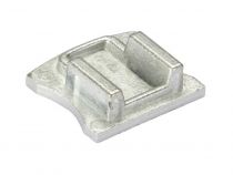 ALUMINIUM END CAP FOR SLIMLINE 15 mm LED PROFILE WITHOUT CABLE HOLE - SILVER (EC-SL15-H3)