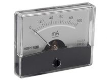 Amperemetre analogique de tableau 100ma cc / 60 x 47mm (AIM60100)