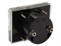 Amperemetre analogique de tableau 100ma cc / 60 x 47mm (AIM60100)
