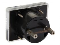 Amperemetre analogique de tableau 10a cc / 60 x 47mm (AIM6010A)
