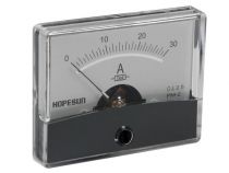 Amperemetre analogique de tableau 30a cc / 60 x 47mm (AIM6030A)