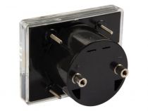 Amperemetre analogique de tableau 3a cc / 60 x 47mm (AIM603000)