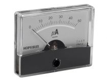 Amperemetre analogique de tableau 50µa cc / 60 x 47mm (AIM60005)