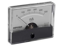 Amperemetre analogique de tableau 500ma cc / 60 x 47mm (AIM60500)