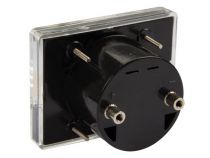Amperemetre analogique de tableau 50ma cc / 60 x 47mm (AIM6050)