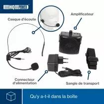 Amplificateur De Voix Portable (HQPA10001)