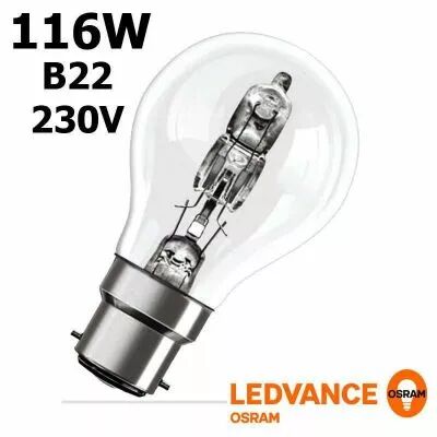Ampoule B22 halog�ne 116 watts �quivalent 150W