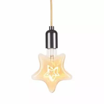 Ampoule d�co Etoile, E27, Led 2,5W 140x55x180mm 125lm 2000K (174121)