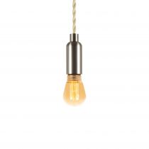 Ampoule déco ST45 ambré à micro filament,  E14, led 2.3W, 1800K, 65lm, dimmable (719032)