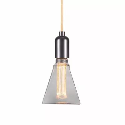 Ampoule d�corative triangle fum�e, E27, D31,5mm, Led 4W, 100lm, 2000K, VIS VERSA (174110)