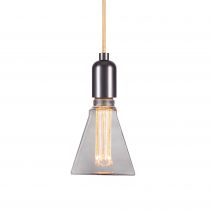 Ampoule décorative triangle fumée, E27, D31,5mm, Led 4W, 100lm, 2000K, VIS VERSA (174110)