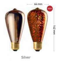 Ampoule Edison Cosmos LED 4W E27 Argent (16011)