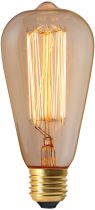Ampoule Edison filament droit claire 40W E27 230V (15993)