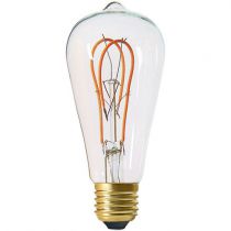 Ampoule Edison filament LED loops 4W E27 2200K 240Lm dimmable Claire (716673)