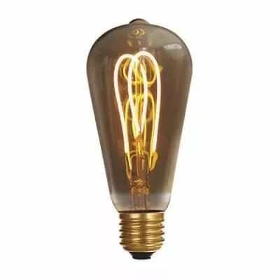 Ampoule Edison filament LED loops 5W E27 2000K 220Lm Smoky (716672)