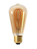 Ampoule Edison Filament LED LOOPS 5W E27 2000K 260lm Ambrée (716603)