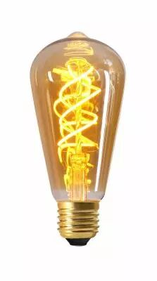Ampoule Edison Filament LED TWISTED 5W E27 2000K 260lm Ambr�e (716604)