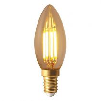 Ampoule Flamme C35 filament LED 5W E14 2700K 520Lm dimmable Claire (713511)