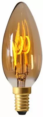 Ampoule Flamme C35 Filament LED LOOPS 2W E14 2000K 90lm Ambr�e (716605)