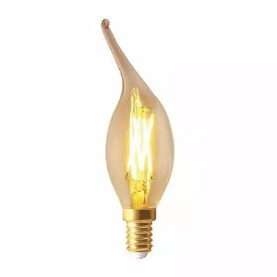 Ampoule Flamme CV4 filament LED 5W E14 2700K 610Lm Claire (713179)