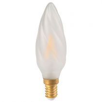 Ampoule Flamme F6 filament LED 5W E14 2700K 580Lm Mat (713210)