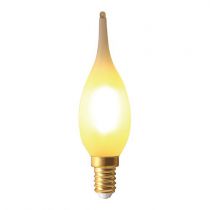 Ampoule Flamme GS4 filament LED 5W E14 2700K 580Lm Mat (713780)