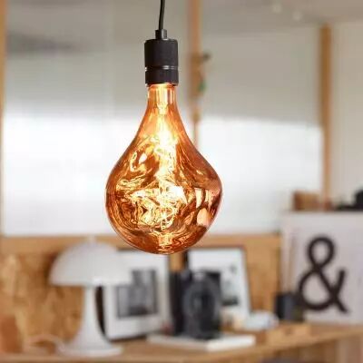 Ampoule g�ante cuivr�e E27, D165, Led 4W, 1600K, 80lm (174118)