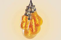 Ampoule Géante Filament LED TWISTED 180mm 4W E27 2000K 200Lm Dimmable Ambrée (716626)