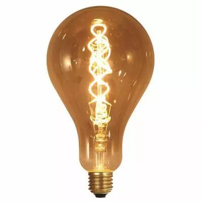Ampoule g�ante filament LED twisted 200mm 4W E27 2000K 160Lm dimmable Smoky (716696)