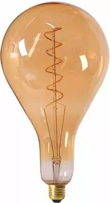 Ampoule G�ante Filament LED TWISTED 290mm 6W E27 2000K 300Lm Dimmable Ambr�e (716623)