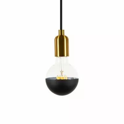 Ampoule globe calotte noire, G95, E27, Led 6.5W, 2700K, 500lm (719041)
