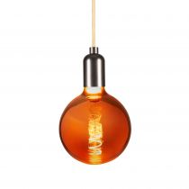 Ampoule globe déco cuivrée  E27, G125, Led 4W, 1600K 80 lm (174117)