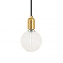 Ampoule globe déco perlé claire G125 E27, led 1W 2000K 50lm (719035)