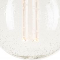 Ampoule globe déco perlé claire G125 E27, led 1W 2000K 50lm (719035)