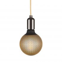 Ampoule globe dcorative imprime hexagone, Led, E27, G125 (174113)