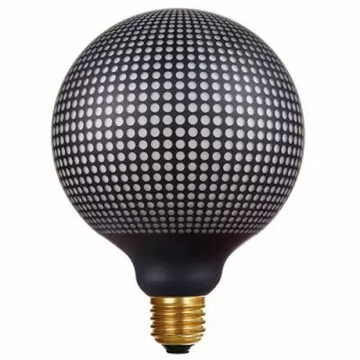 Ampoule globe d�corative pointill�e LED, E27, 125, 4W