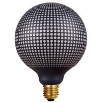 Ampoule globe décorative pointillée LED, E27, 125, 4W