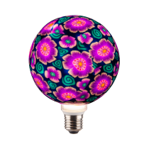 Ampoule globe G125 E27 PSYCHEDELIQUE 4W 2700K 470lm dim