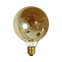 Ampoule Globe G125 filament LED 4 loops 4W E27 2000K 160Lm dimmable Smoky (716689)