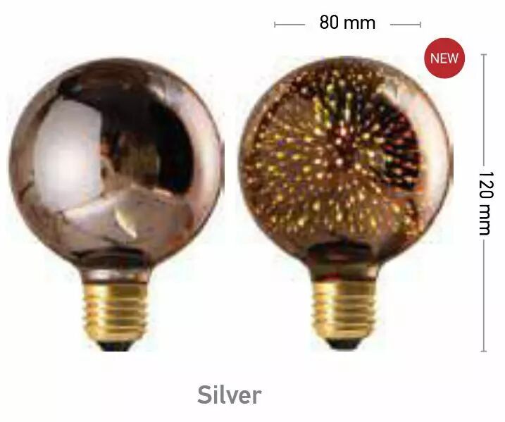 Cosmos Argent16013 Led E27 Ampoule G80 Globe 4w MpSqzGLUV