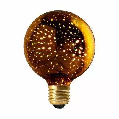 Ampoule Globe G95 Cosmos LED 4W E27 Or (16005)