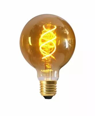 Ampoule Globe G95 Filament LED TWISTED 5W E27 2000K 260lm Ambr�e (716601)