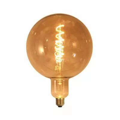 Ampoule Globe g�ant G200 filament LED twisted 6W E27 2000K 240Lm dimmable Smoky (716699)