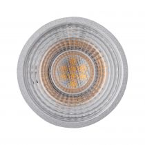 Ampoule Led 6,5 watts Chrome mat GU5,3 2.700 K blanc chaud (28759)