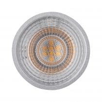 Ampoule Led 6,5 watts Chrome mat GU5,3 2.700 K blanc chaud (28759)