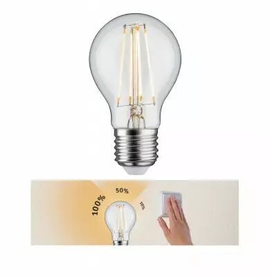 Ampoule LED 7,5W E27 230V 3 niveaux dimmable clair (28571)