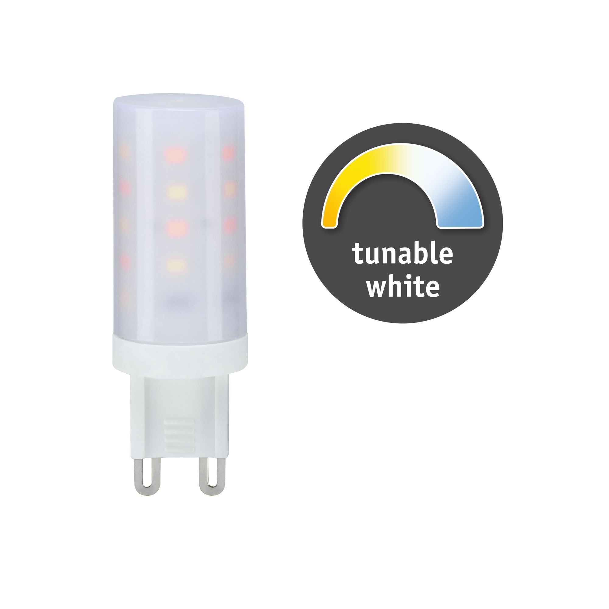 Ampoule Led à culot à ergots 1x4W G9 blanc chaud - blanc lumière